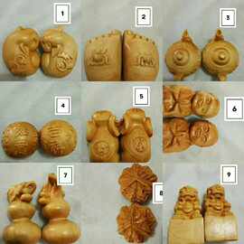 崖柏十二生肖手把件小摆件精雕动物木雕实木工艺品礼品创意小挂件