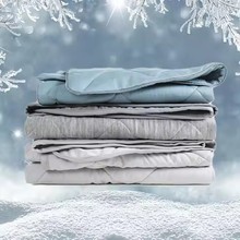 跨境亚马逊定制各种尺寸绗缝毯尼龙野餐垫露营沙滩凉感毯超柔软