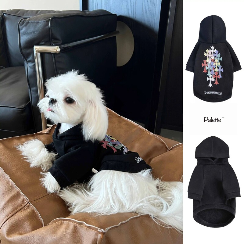 New Pet Hooded Sweatshirt Schnauzer Bichon Teddy Puppy Clothes Wholesale Small and Medium-Sized Dogs Fleece-Lined Version New Pet Hooded Sweatshirt Schnauzer Bichon Teddy Puppy Clothes Wholesale Small and Medium-Sized Dogs Fleece-Lined Version