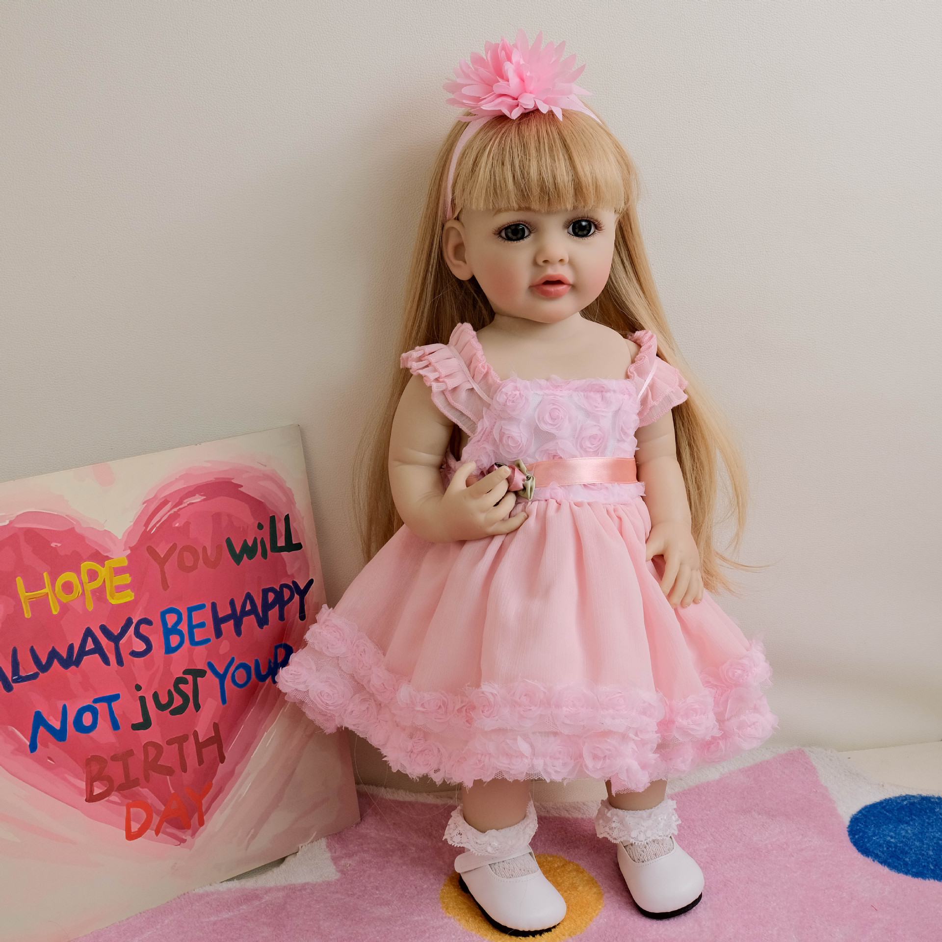 Muñeca Reborn Realista Betty de Silicona Completa NPK, Suministro Transfronterizo, Múltiples Almacenes en el Extranjero, Dropshipping de una Sola Pieza, TIKTOK