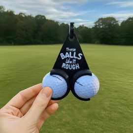 跨境新品 Golf Ball Holder Funny Golf Gifts高尔夫球架球手礼物