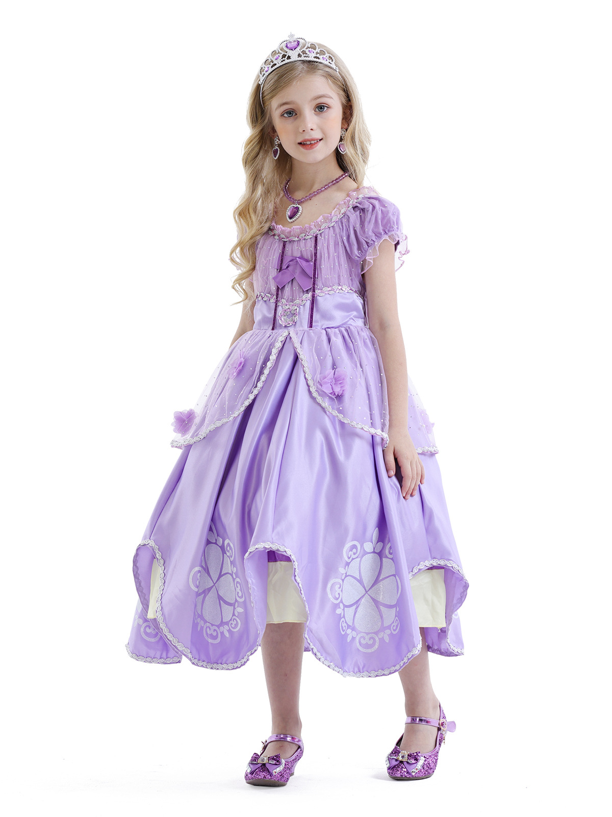 Sophia Flower Puffed Dress - Image 6