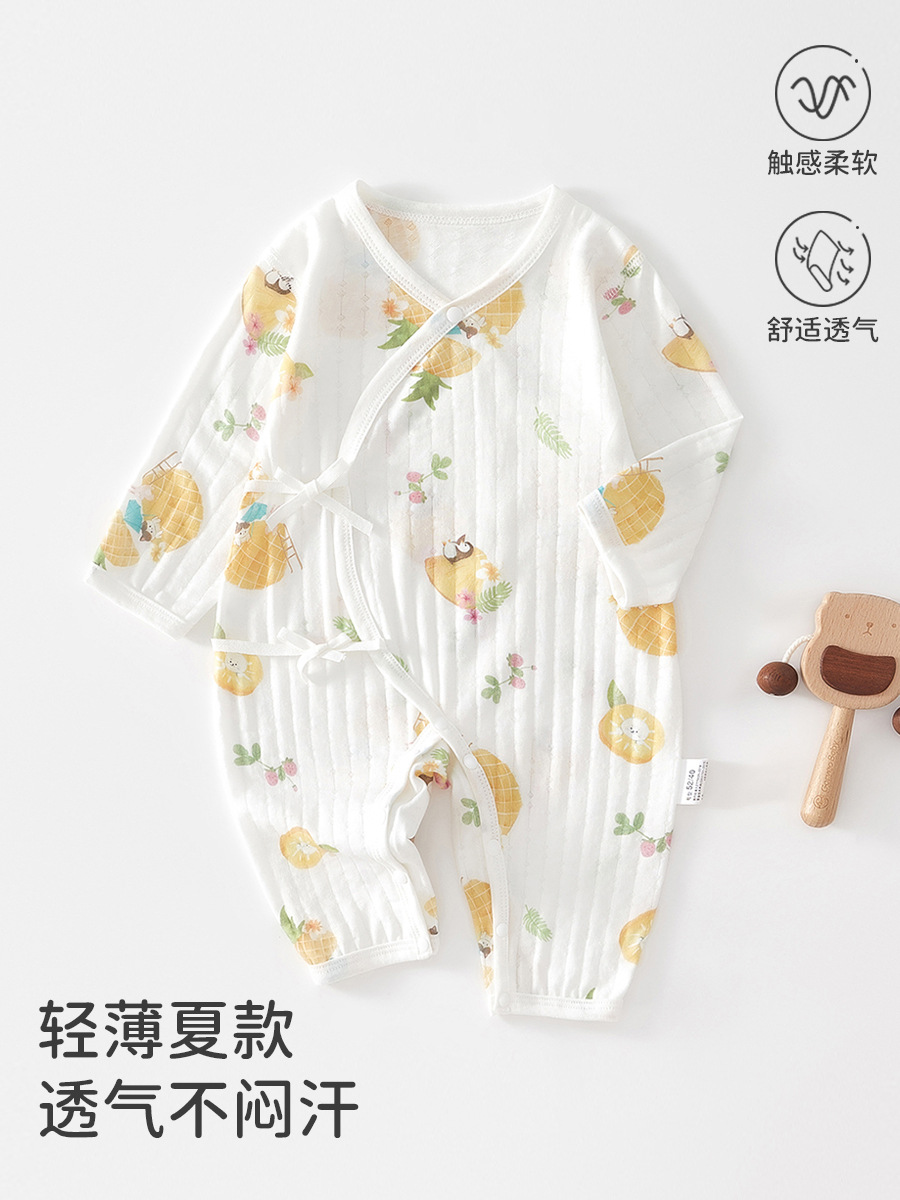 Traje de mariposa de verano para bebés recién nacidos 0-6 meses de ropa para bebés hombres y mujeres mameluco transpirable deshuesado