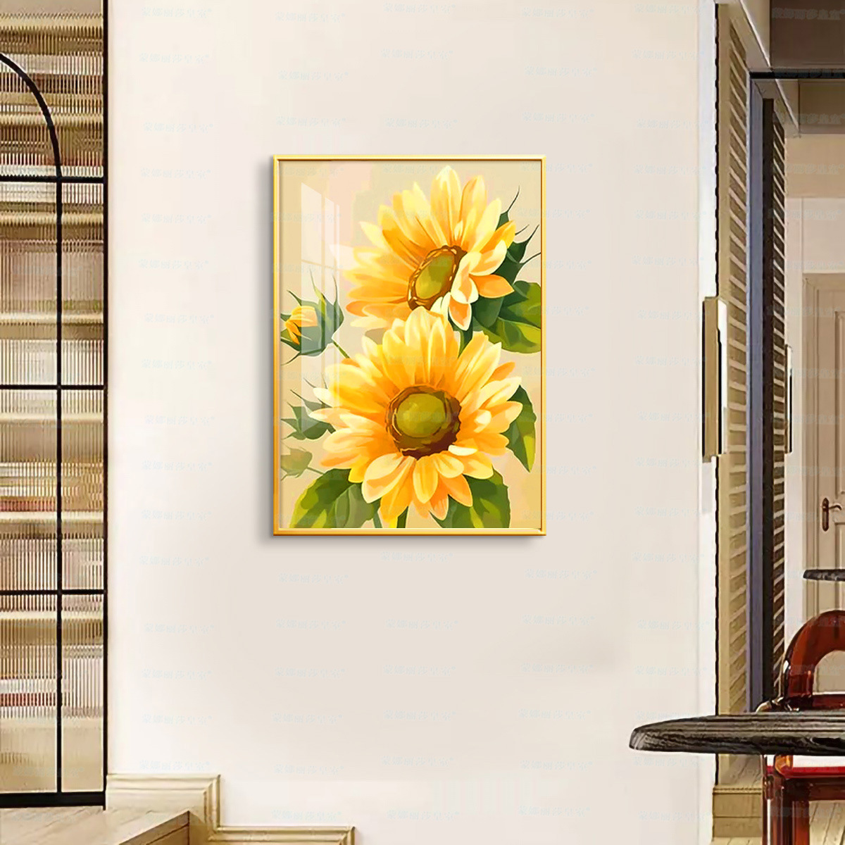 [Algodón importado] El punto de cruz real de Mona Lisa nace para el sol, nuevas flores, bordado simple y moderno hecho a mano image 4