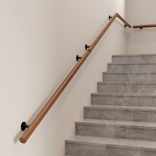 Simple Modern Indoor Loft Villa Duplex Building Non-Slip Kindergarten Passage Wooden Handrail Self-Installation Other American Style