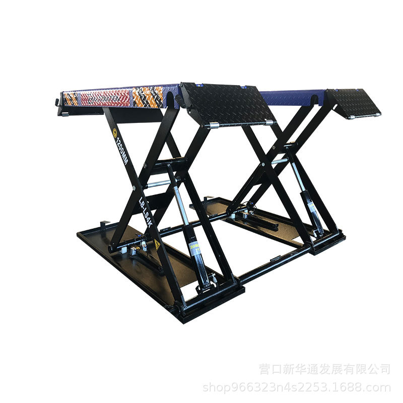Elevador móvil, elevador de automóvil de 1,2 m, 3,5 toneladas, plataforma elevadora hidráulica, equipo de mantenimiento, elevador de tijera