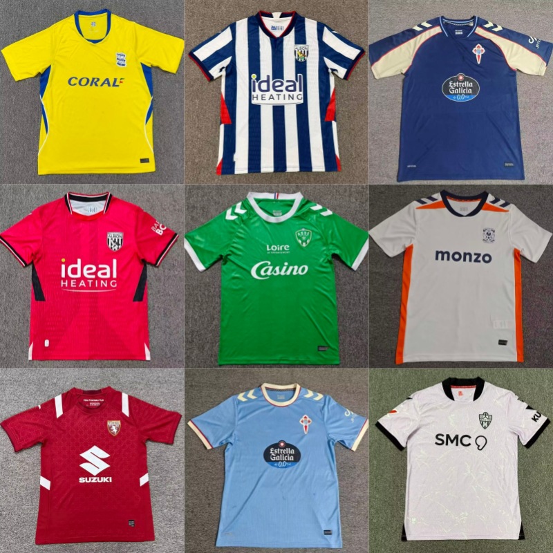 2627 Away Jersey Almeria Fulham Burnley Levidou summer sports casual football jersey