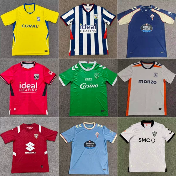2627 Away Jersey Almeria Fulham Burnley Levidou summer sports casual football jersey