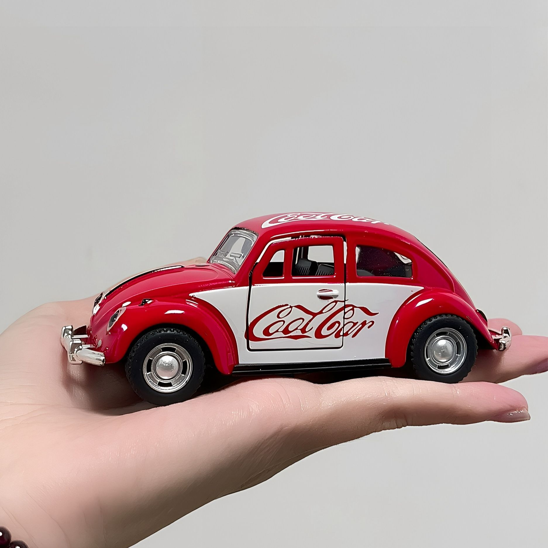 Exportación transfronteriza edición limitada Coca-Cola Beetle aleación infantil modelo de automóvil juguetes de simulación para niños y niñas