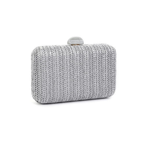 New fashion women's evening bag woven large capacity storage crossbody bag dress evening bag portable handbag