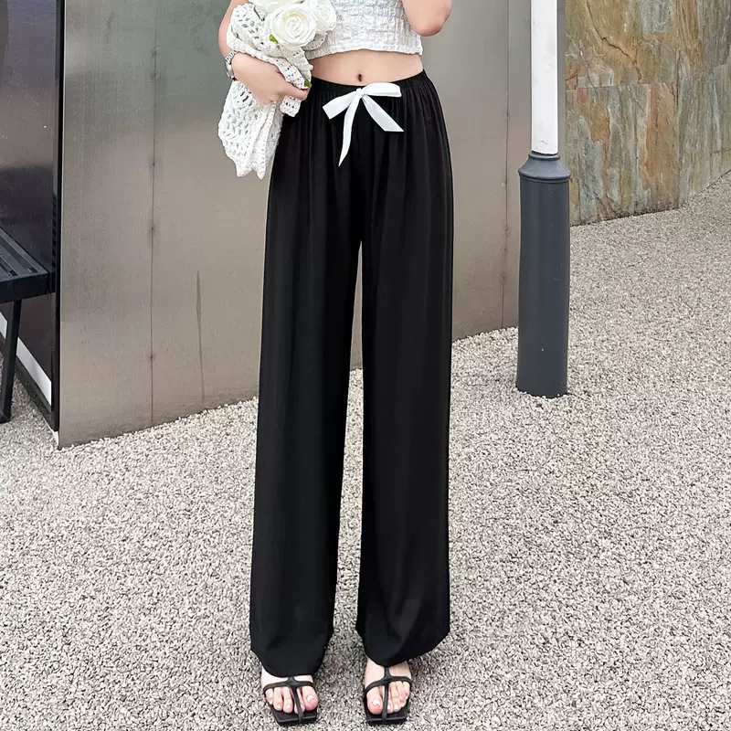 Cotton thin trousers for leisure, plus size