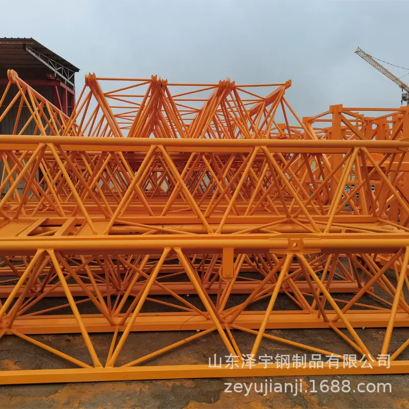 泽宇QTZ125/6515塔机 出口塔式起重机 泽宇塔机建水库施工筑塔吊