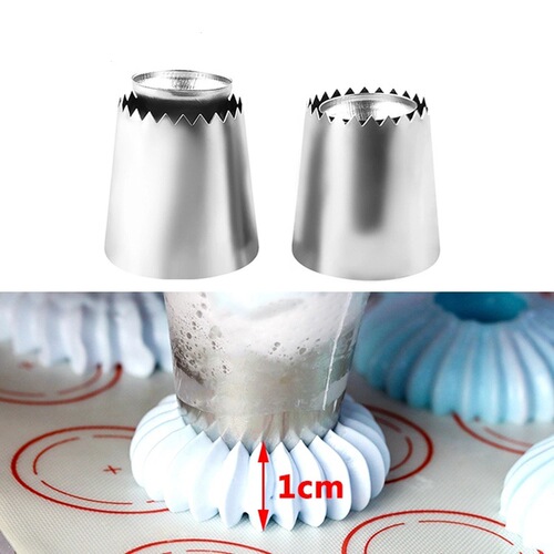 Baking 796S Romeo Icing Tip Sugar Cookies Hollow Flower Tip Popular Romeo Japanese Icing