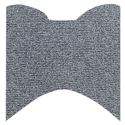 Suitable for spring breeze polar core Electric vehicle foot mat - black-and-gray-silk-circle-foot-pads