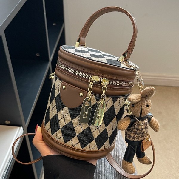 Cross-Border Retro Fashion Versatile Bucket Bag For Women 2025 New Arrival Luxury Niche Shoulder Bag - Thumbnail 4