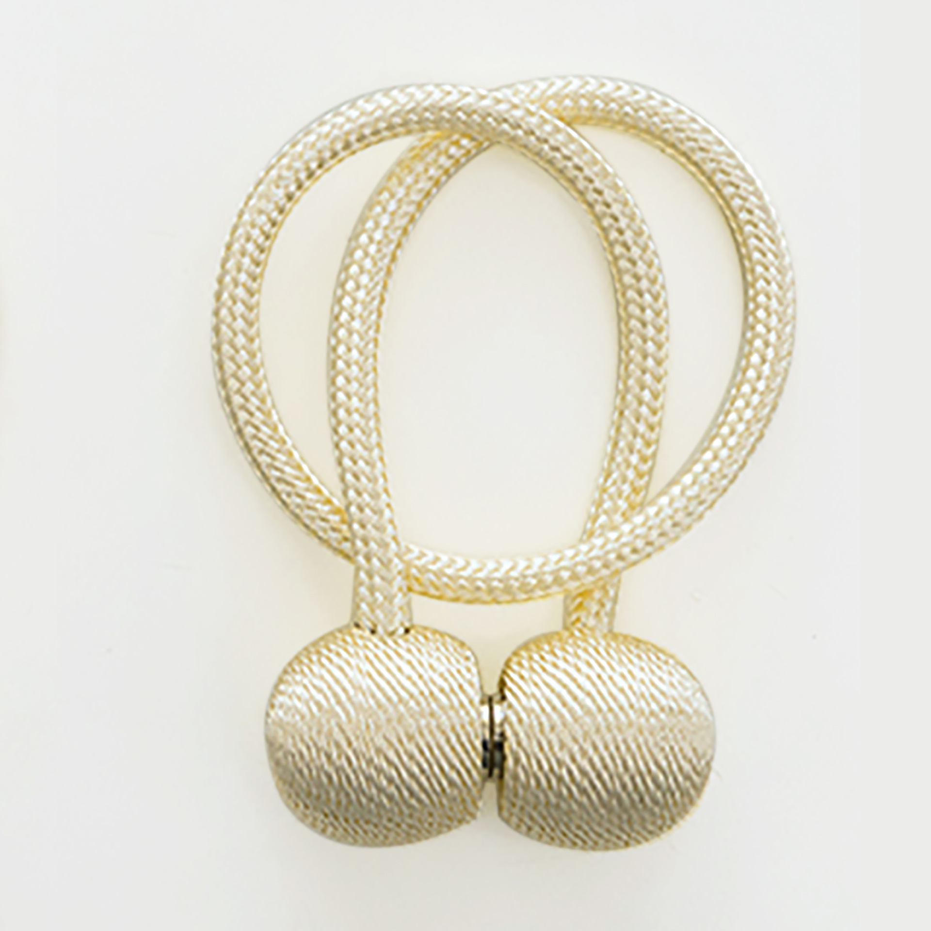 Cortina atada con auriculares de absorción magnética nuevo estilo de alta sensación japonesa y coreana temu simple