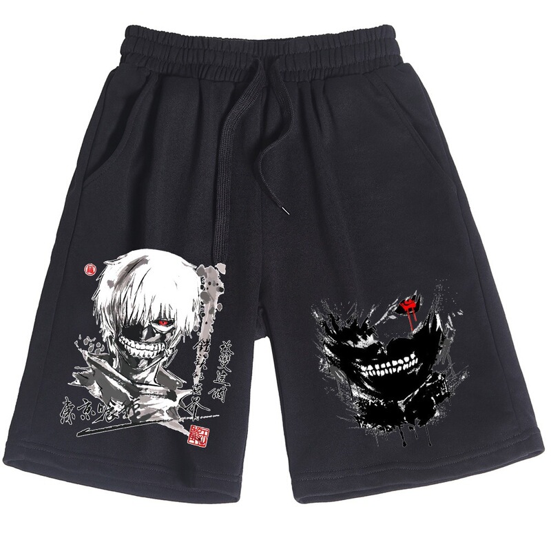 Cross-border Summer New Casual Pants Tokyo Food Two-dimensional Animation Surrounding Men's and Women's Sports Shorts