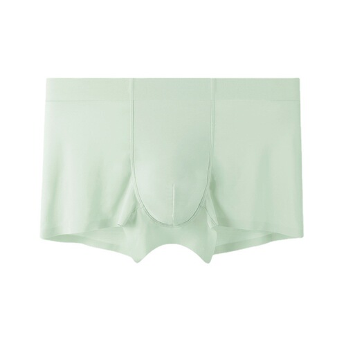 Ice Silk Men's Underwear Summer Men's Antibacterial Breathable Thin Men's Underwear Zhongshan Seamless Boxer Briefs Wholesale