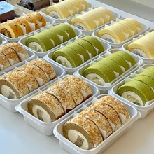 蛋糕卷包装盒毛巾卷瑞士卷分隔纸山母分装打包盒梦龙卷一次性盒子