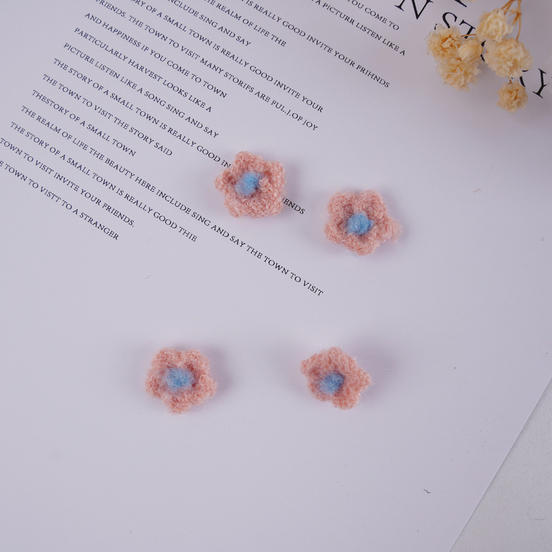 ミニ花刺繍布ステッカー diy ジュエリーアクセサリーヘアアクセサリー子供服靴と帽子アクセサリー刺繍小さな花の装飾|undefined