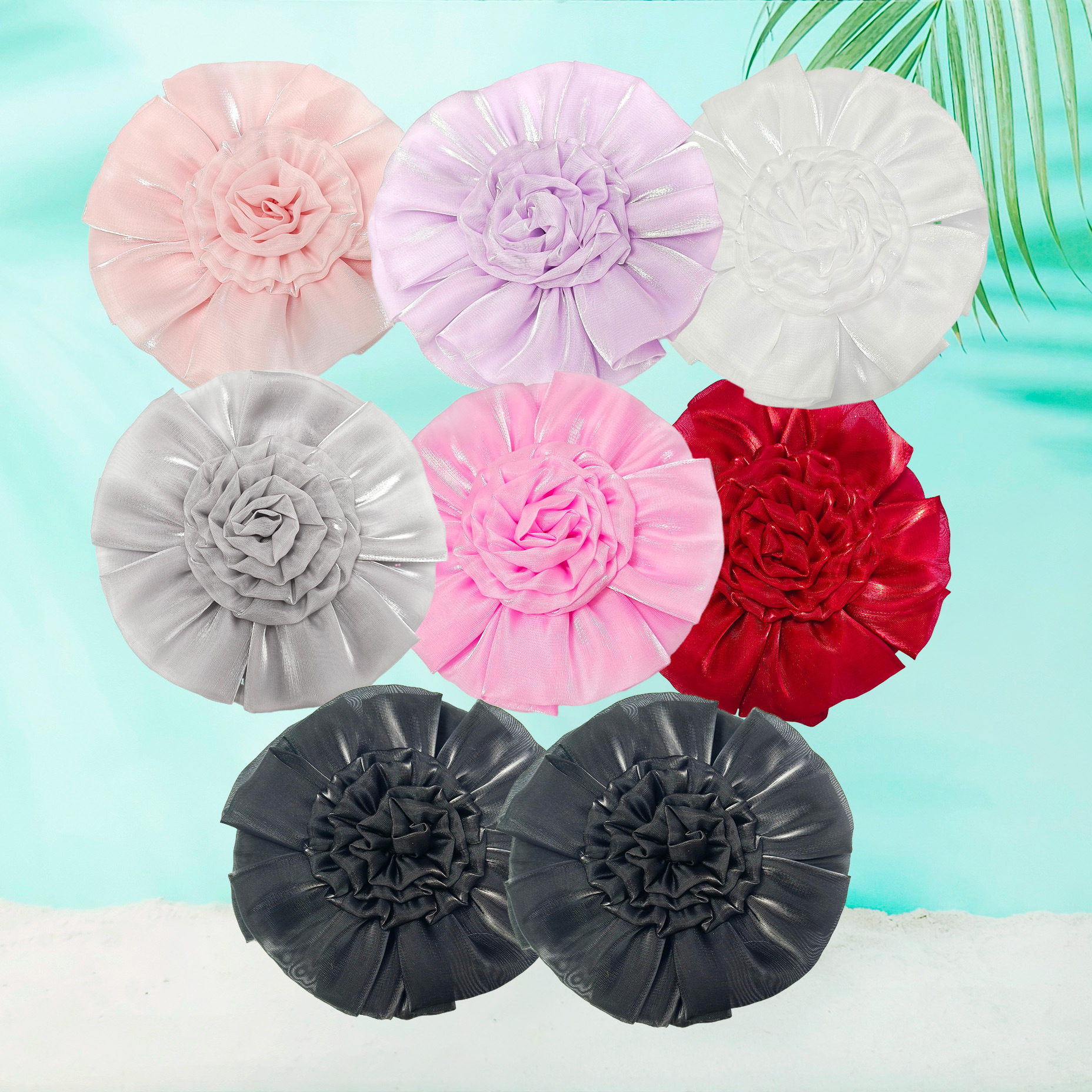 现货批发立体网纱款小号花朵法式优雅装饰配件衣服帽子包包辅料