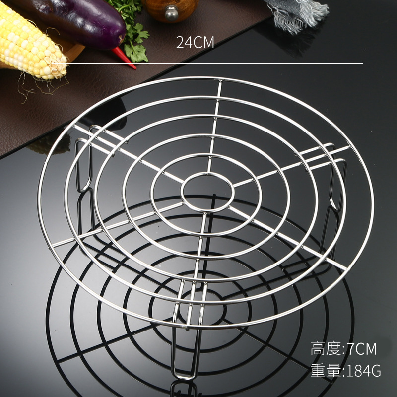 蒸し棚304ステンレス厚さ万能蒸し料理スタンド高足炊飯器高圧鍋蒸し棚隔水蒸籠棚|undefined
