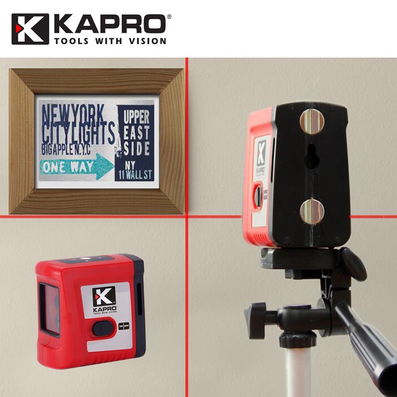 KAPRO以色列KAPRO开普路862G绿光激光水平仪 标线仪两线仪水平垂