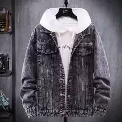 Весенняя и осенняя новая дикая джинсовая куртка мужская мода джинсовая куртка подростковый студент мужская джинсовая куртка