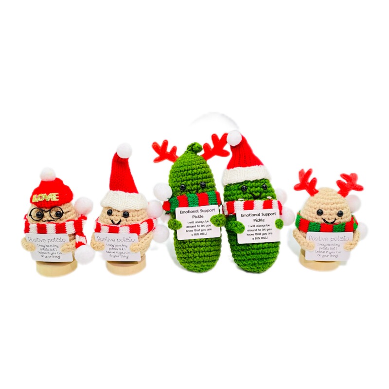 Amazon Cross-Border New Product Crocheted Doll Christmas Gift Knitted Gift Halloween Doll Friend Creative Gift