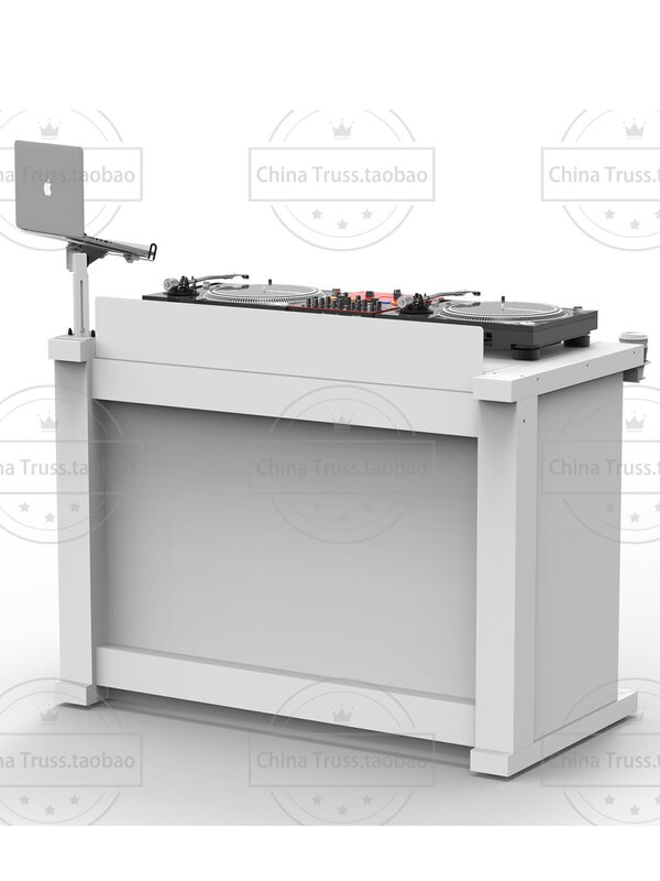 Customized Portable Dj Player Table Folding Bar Mc Table Mixing Console Table Workstation Dj Booth