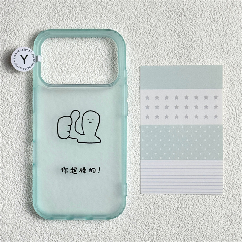 Blue-Green Fun and Fun Design, Perfect for Apple 17 Pro Max Phone Case, New iPhone 16 Protective Cover 15
