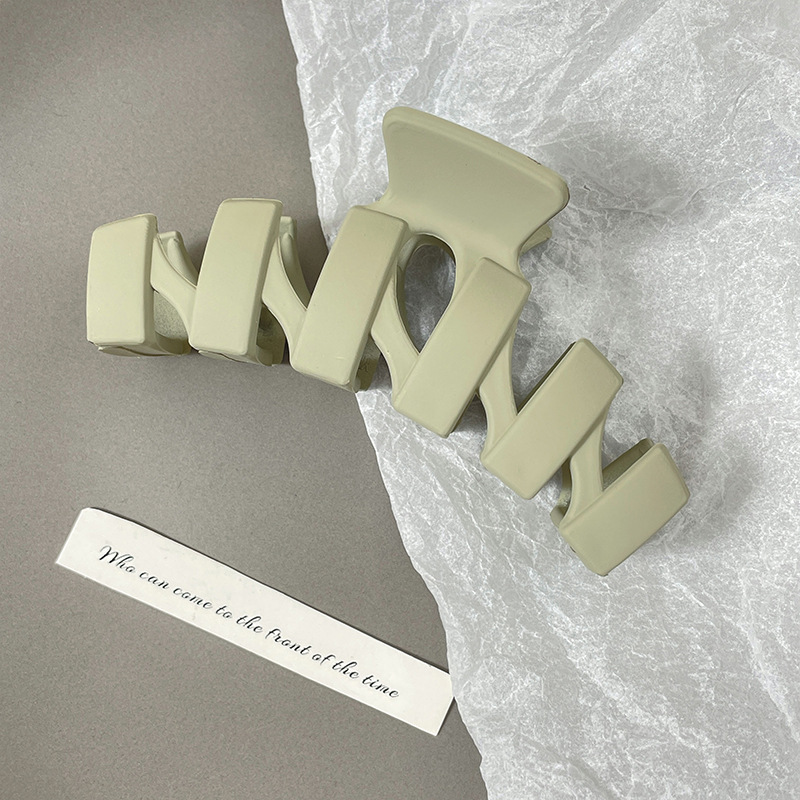 Clip de pelo de gran tamaño esmerilado simple Cabeza trasera updo horquilla de alto grado tiburón clip horquilla tocado al por mayor