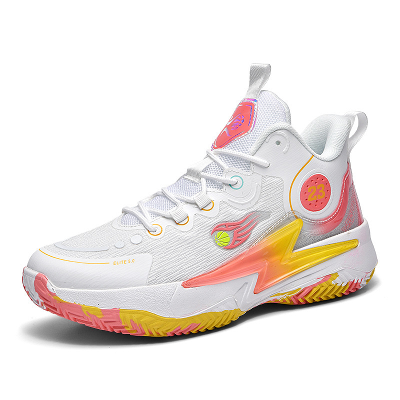 Nuevos zapatos de baloncesto para hombres jóvenes estudiantes de cemento antideslizante zapatos de moda