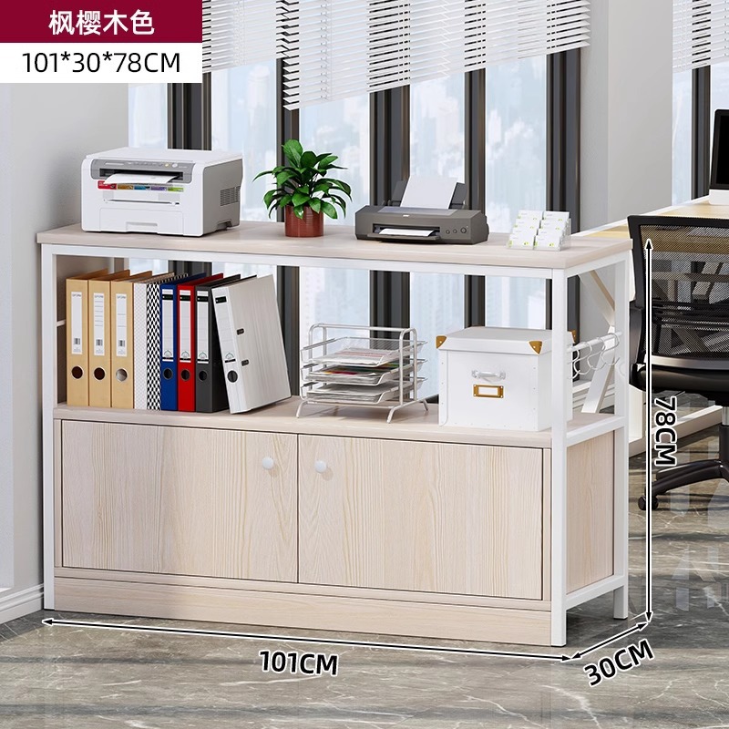 Estante de impresión estante de almacenamiento de hierro forjado estante de almacenamiento de piso multicapa estante de exhibición simple armario de oficina armario