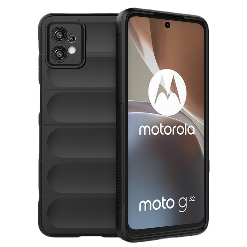 Cross-Border Applicable Motorola G32 Skin-Feel Anti-Slip Silicone Protective Cover Moto G86 Magic Shield Anti-Fall Mobile Phone Case