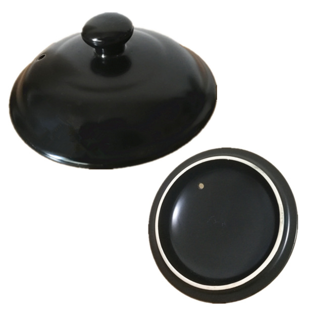 Lid diameter 12.5cm black