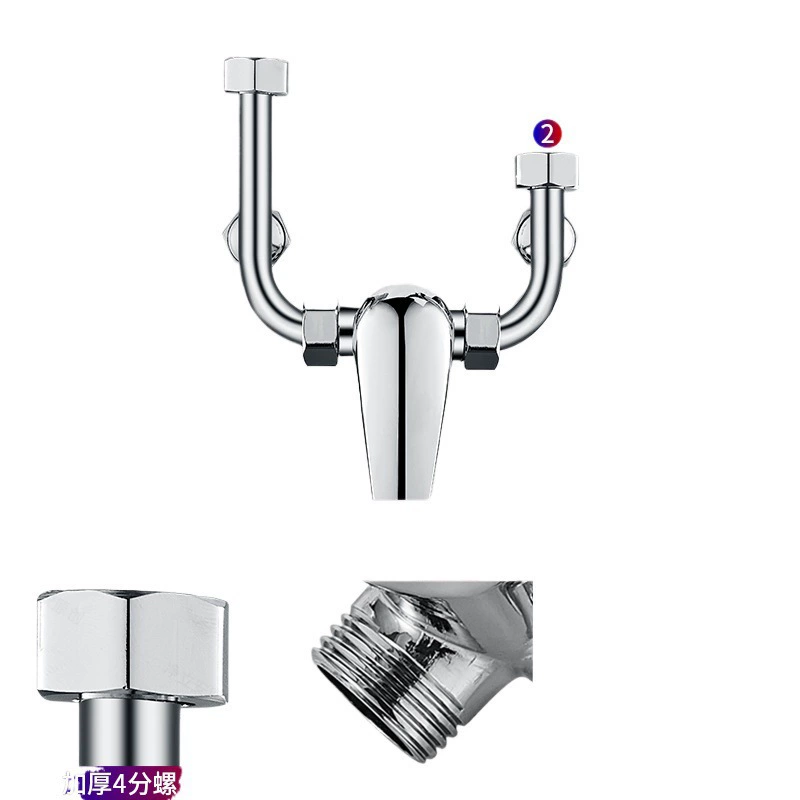 Hot and cold universal mixed switch key stainless steel