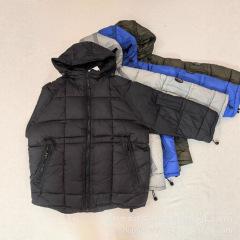 跨境外贸秋冬CP棉服加厚新款户外连帽美式面包服冬季男女同款棉衣