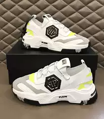 2025 Spring Summer Men's Shoes Wear-Resistant Versatile Fashion Trendy Sports Thick Sole Non-Slip Shock Absorption Running Shoes Comfortable Breathable