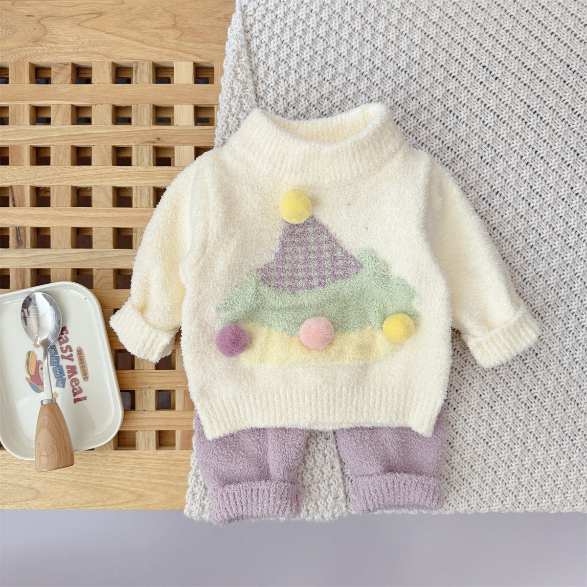 9038 purple two-piece set