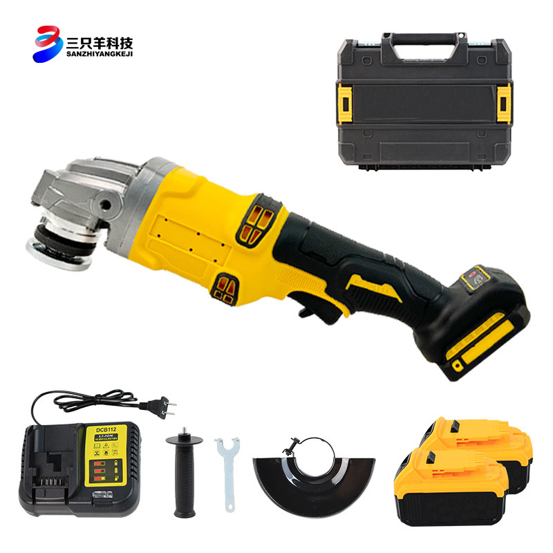 适配DEWALT得伟款无刷锂电角磨机125大功率无线充电砂轮DC款418