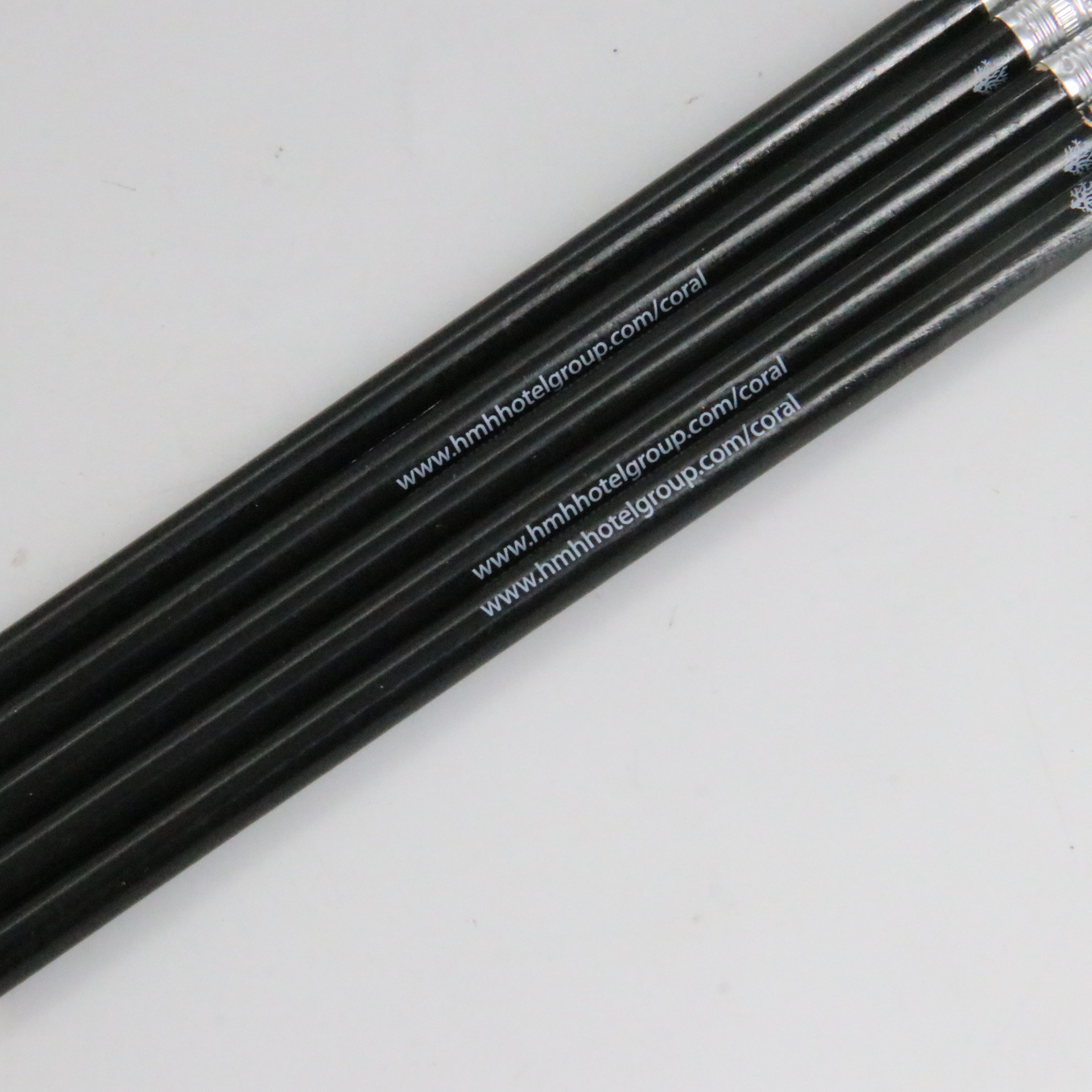 Lápiz negro Impresión logotipo promoción lápiz HB recarga registro lápiz fábrica al por mayor Álamo