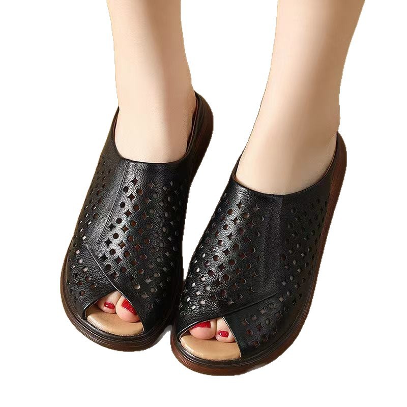 Comercio exterior al por mayor sandallas transpirables suaves para usar todo el tiempo confortable sandalias de madre 2026 verano nuevo tipo de sandallas