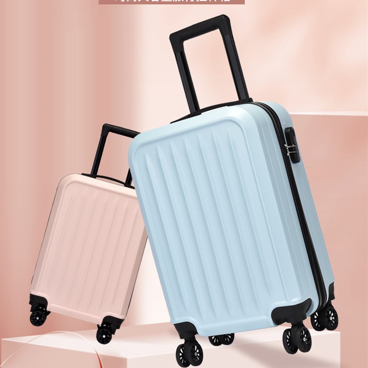 New Children's Suitcase 20inch Striped Trolley Case with Universal Wheels, Carry-On Luggage, Travel Suitcase, Gift Wholesale, Customizable with Printing