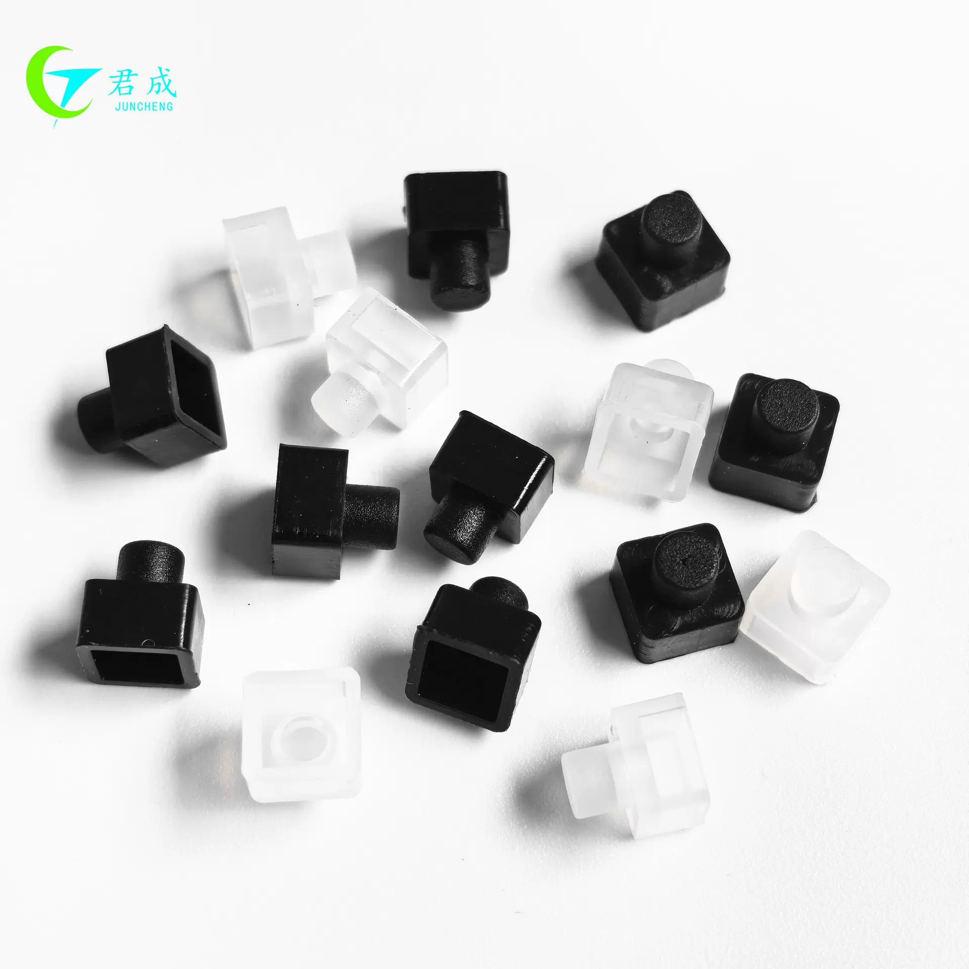 4.5*4.5*2轻触开关硅胶帽防水按钮帽4.5mm轻触按键硅胶套