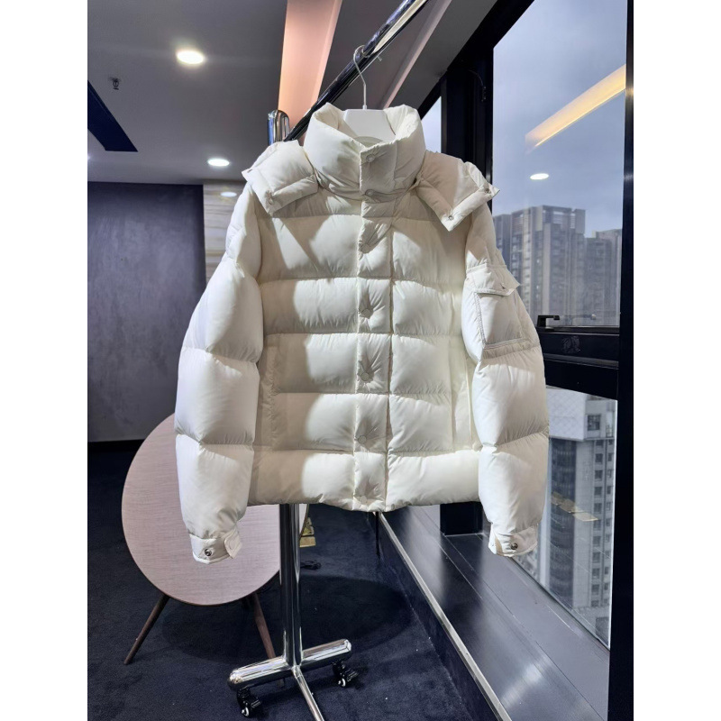 Cross-Border High-End 25 Autumn/Winter Moncler Matte Maya Short down Jacket 70Th Anniversary Unisex Puffer Jacket
