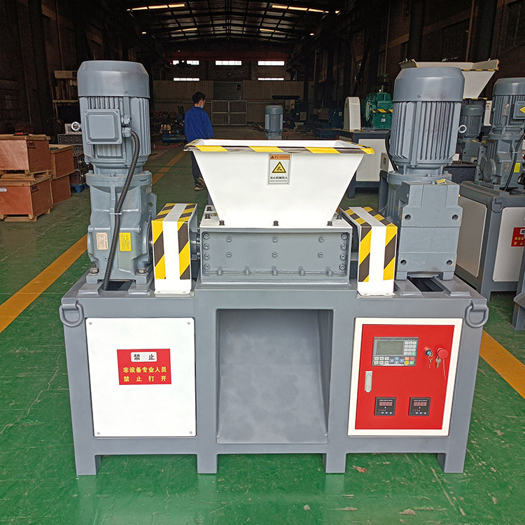 Small Mobile Single/Double Shaft Shredder for Shredding Documents, Hard Drives, Circuit Boards, and Medical Plastic