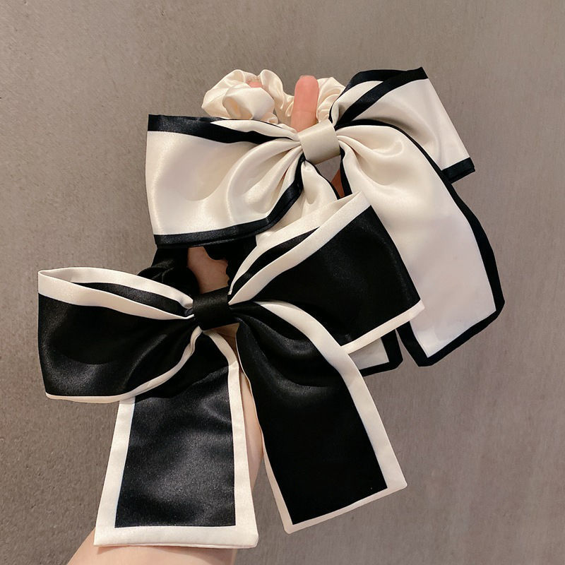 Hair Tie Hair Accessories Type Sweet Bow Knot Cloth Ribbon Hair Tie 1 Piece