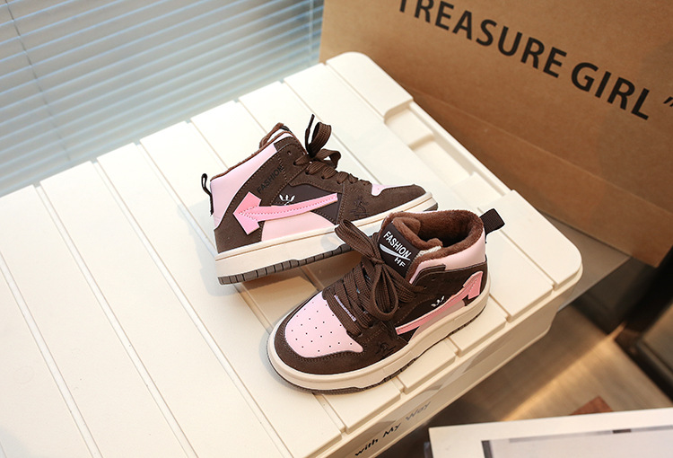 Autunno e inverno nuove ragazze due scarpe sportive casual in cotone scarpe da ragazzo_voghion.com