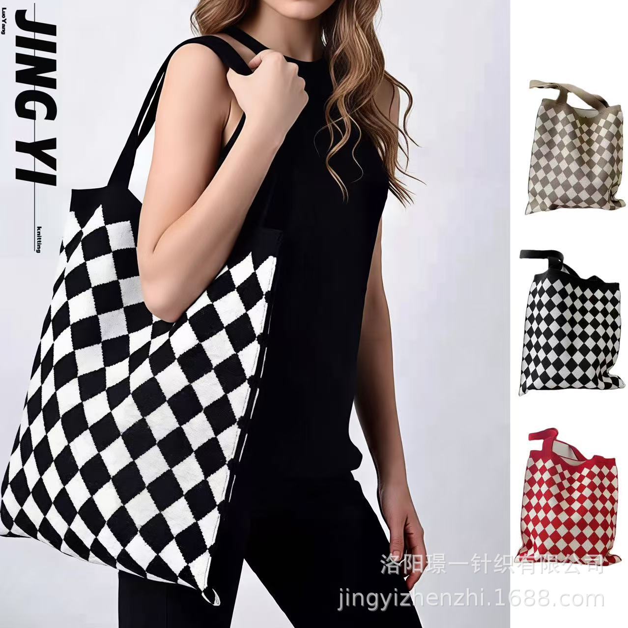 大容量学生便携式补习包单肩包大号包女包手拎时尚百搭都市简约